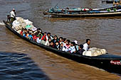 Inle Lake Myanmar. All the buildings are constructed on piles. Residents travel around by canoe, but there are also bamboo walkways and bridges over the canals, monasteries and stupas. 